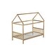 preview thumbnail 9 of 11, White Oak Rubber Wood House Bed,Twin Size Kids Bed