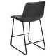 preview thumbnail 22 of 39, Upholstered Counter Height Modern Dining Stools (Set of 2)