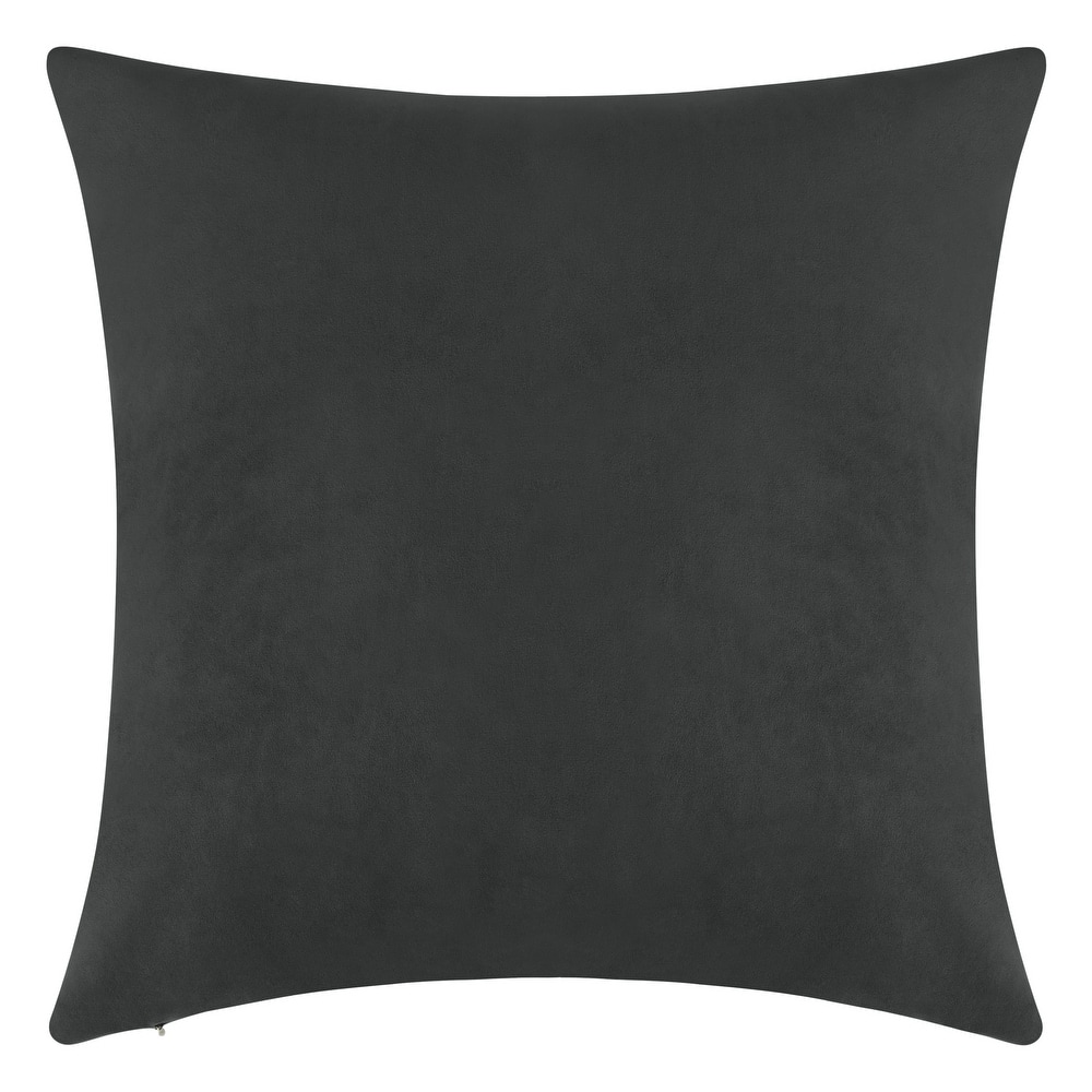 Delara Pack of 1 Velvet Decorative Throw Pillow Cover 20x20 Inches, Cushion Cover, Soft and Breathable Fabric, Hidden Zipper