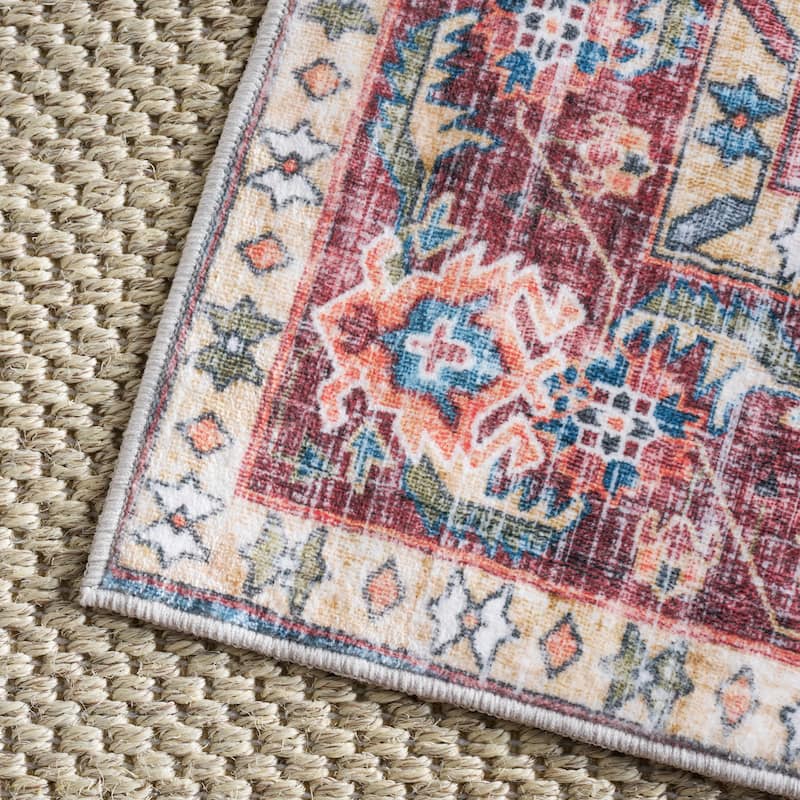 Martha Stewart Savastina Machine Washable & Slip Resistant Rug