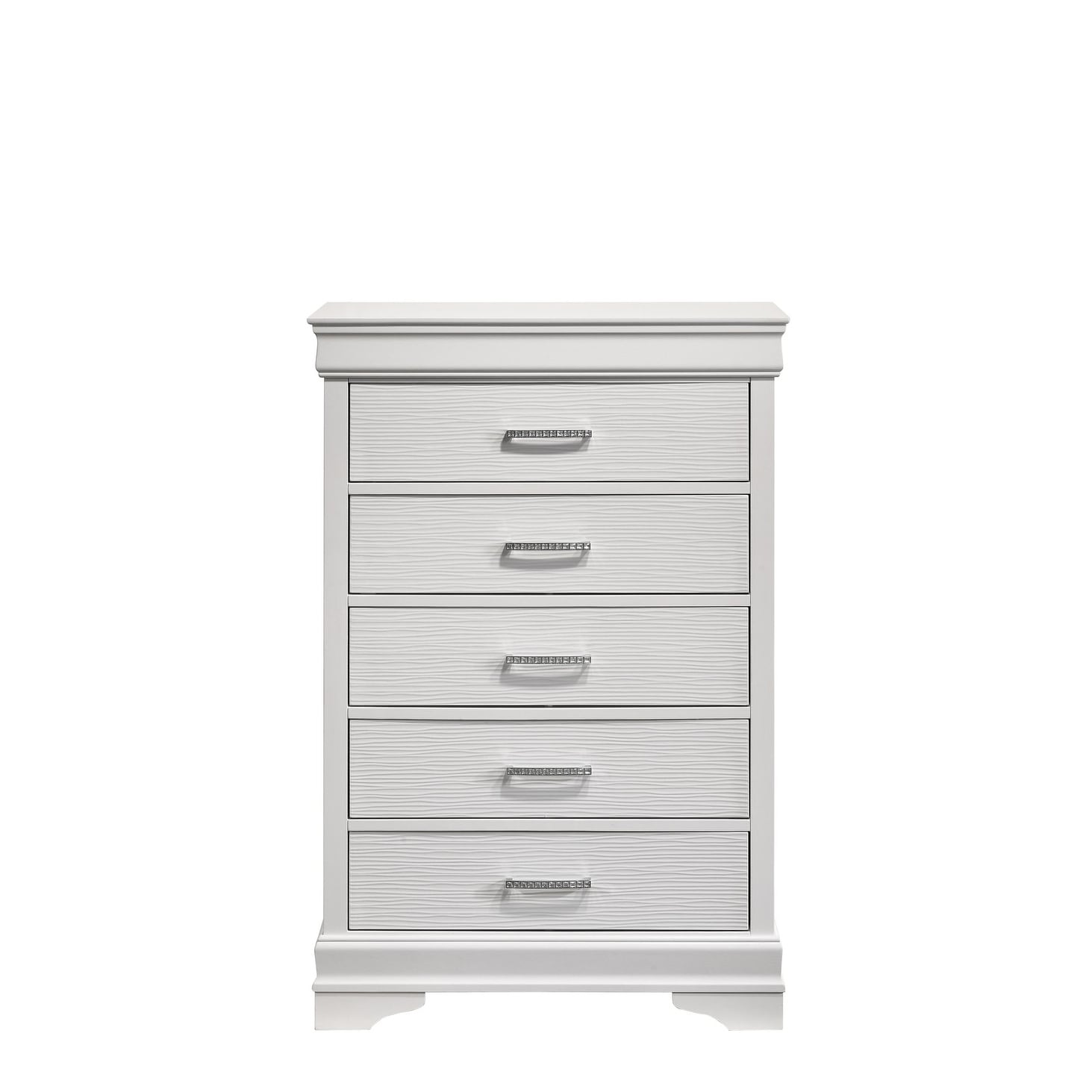 Modern Brooklyn 5 Drawers Chest made with Wood
