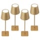 preview thumbnail 1 of 30, C Cattleya 4-Pack LED Cordless 3CCT Dimmable Portable Table Lamps Gold