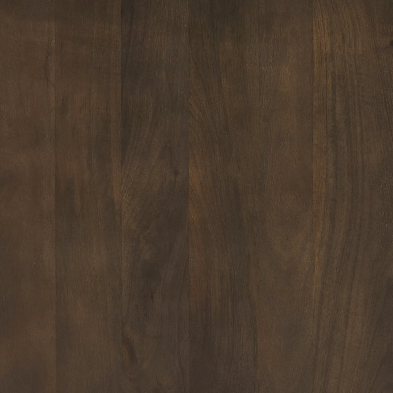 Terra Dark Brown Solid Wood w/ Fluted Base Round Dining Table