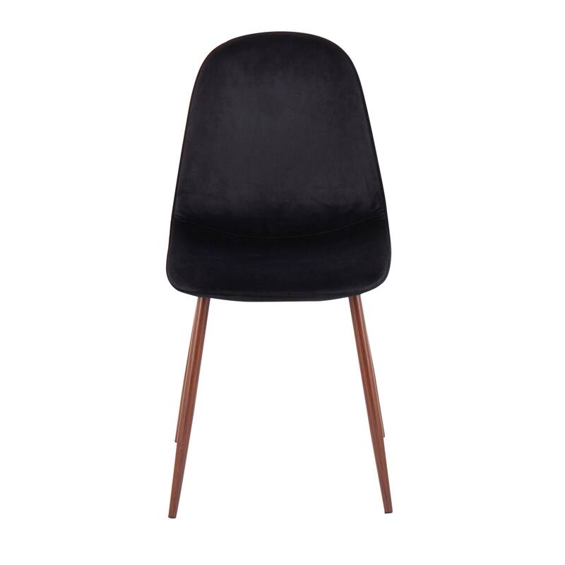Pebble Mid-Century Modern Upholstered Accent / Dining Chair (Set of 2)