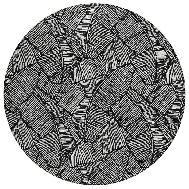 HomeRoots Floral Transitional Rectangle Outdoor Rug