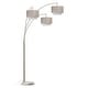preview thumbnail 14 of 15, Broadway 3-light 4-way Switch Arch Floor Lamp