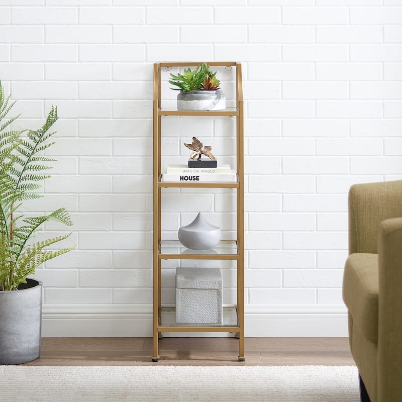 Crosley Aimee Short Etagere - 12.5"W x 12.5"D x 40"H