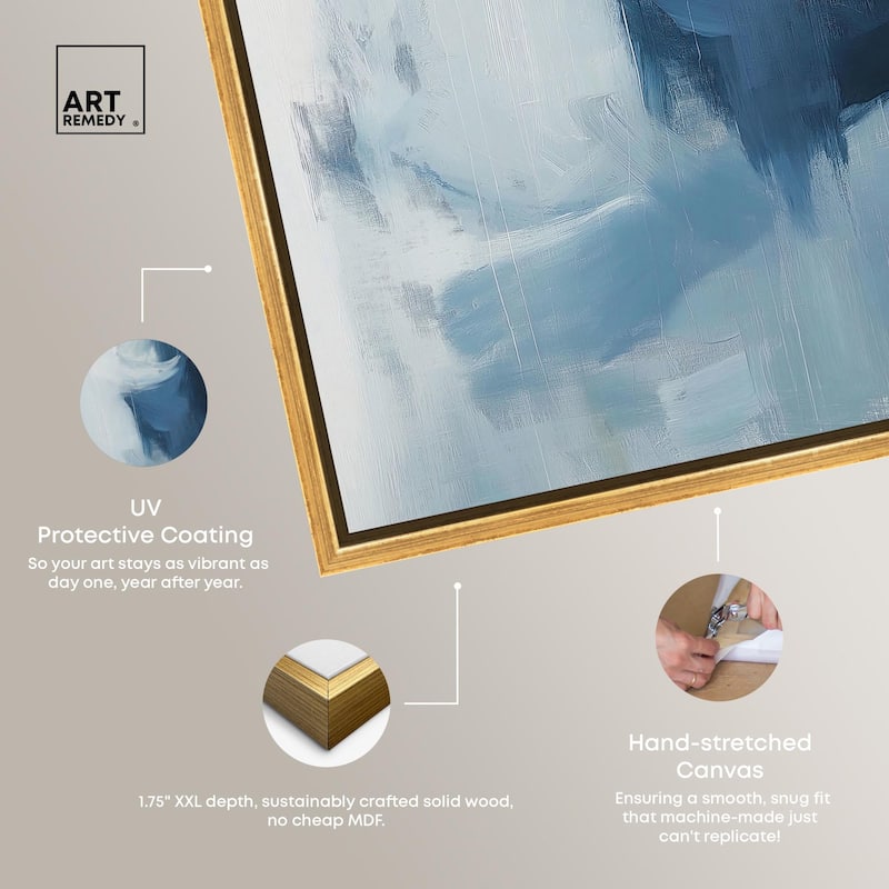 Glacial Reflections II Canvas by Art Remedy