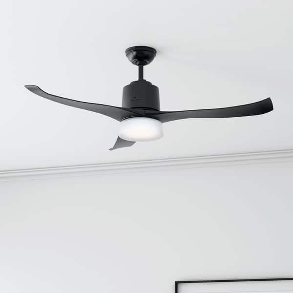 Hunter 54" WiFi Symphony Ceiling Fan with LED Light Kit and Handheld Remote, Smart Home Fan