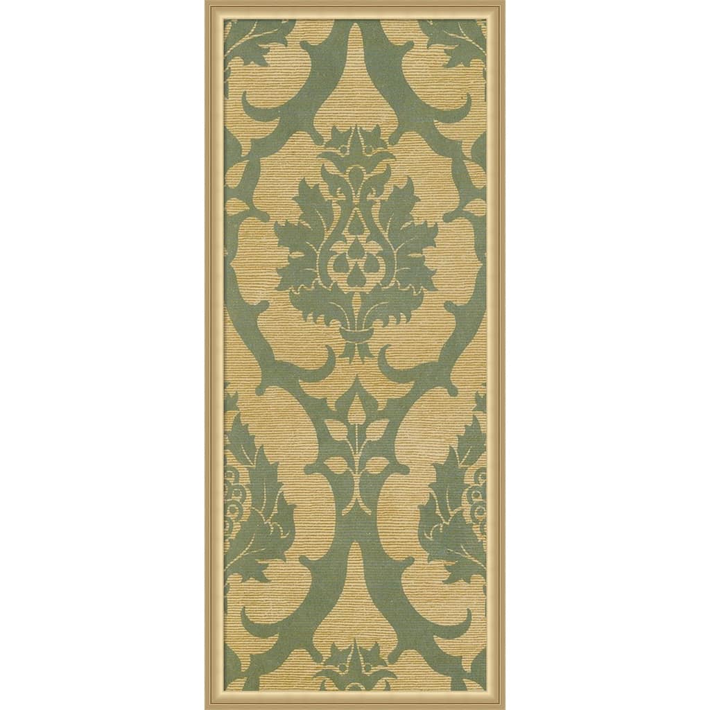 Amanti Art Framed Fabric Pinboard Medallion Motif III by Baxter Mill Archive Printed Bulletin Board