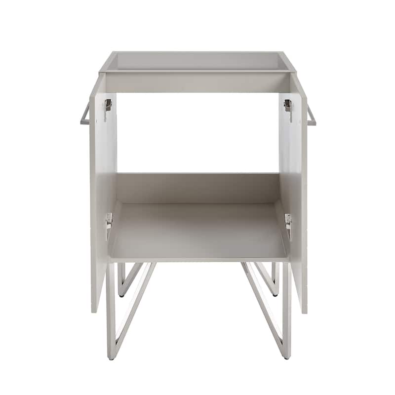 Annecy 24 Mayhem Greige Bathroom Vanity Cabinet Only (Sm-Bv256Ei)