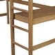 preview thumbnail 8 of 12, Twin Size Loft Bed Natural Bed Frame with Ladder, Guardrails, Underbed Desk, Teddy Fleece Fabric Headboard Footboard for Student