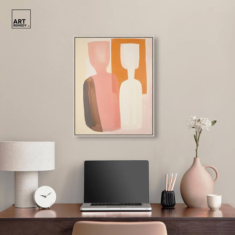 Peach Echoes II Canvas by Art Remedy