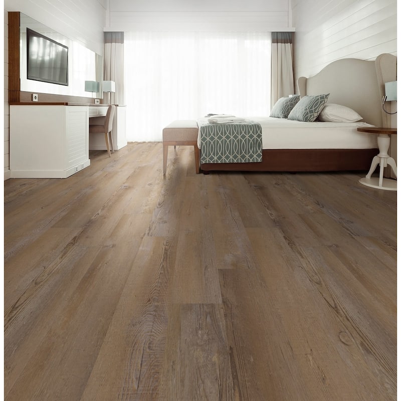 Ackland AKVTV-QR Brushwood 94" x 1" Vinyl Glue Down Vinyl Flooring