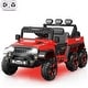 preview thumbnail 1 of 24, Ride on Car with 6 EVA Wheels&4WD, 24V Battery Powered Electric Car for Ages 3-6 Kids Red