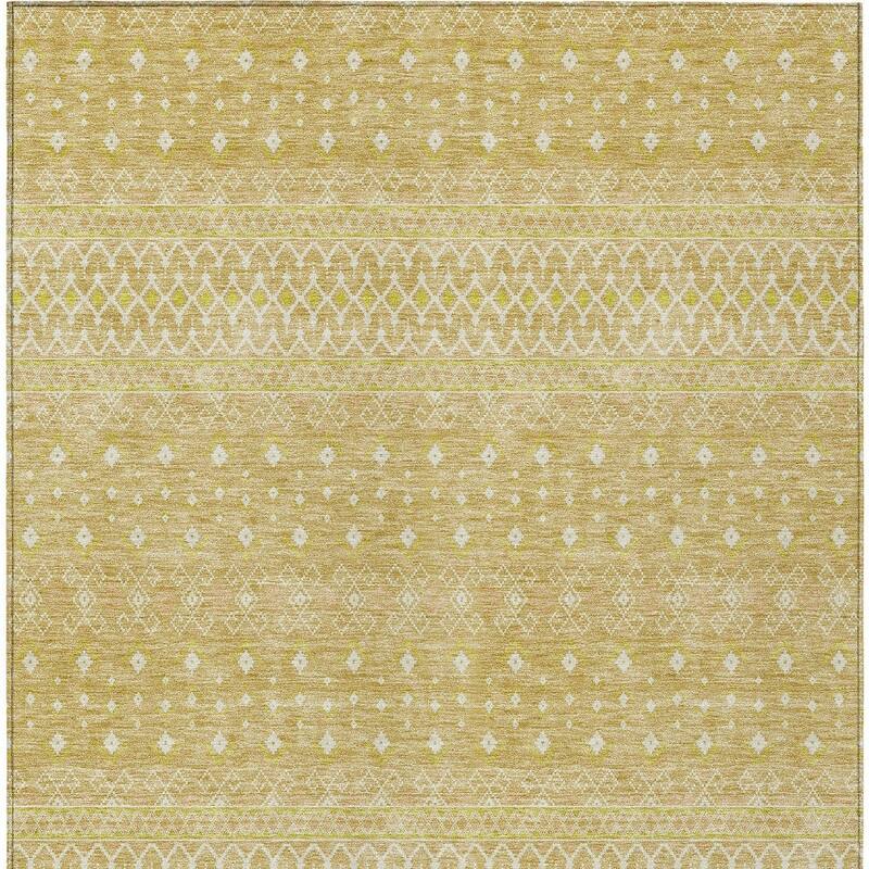 HomeRoots Tribal Transitional Rectangle Outdoor Rug