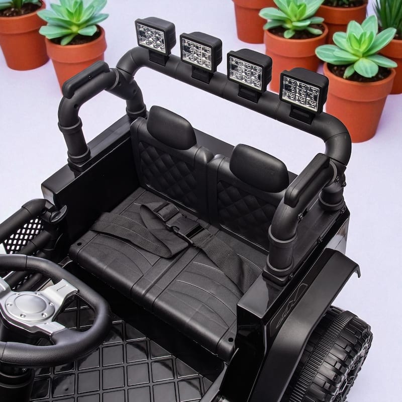 24V Kids Ride-On Car with Remote Control, 400W Motor, Four-Wheel Suspension, Bluetooth, USB, MP3, Music for Kids 3+