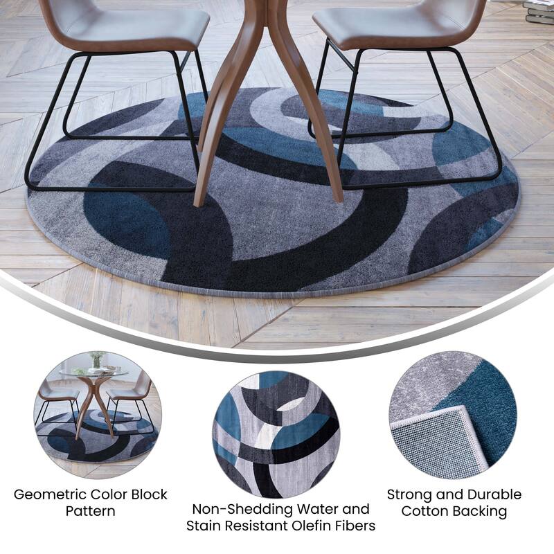 Modern Geometric Design Area Rug