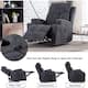 Massage Recliner Chair with Heat and Vibration Manual Sofa