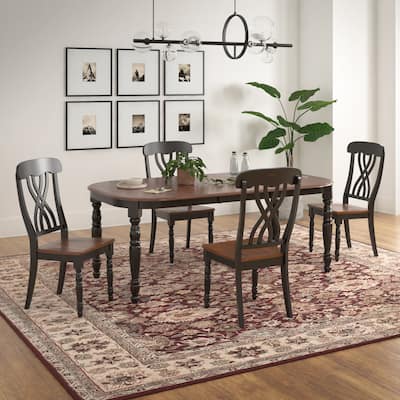Brunico Two-Tone Extending Dining Set
