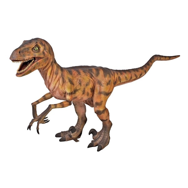 Design Toscano Jurassic-Sized Deinonychus Dinosaur Statue