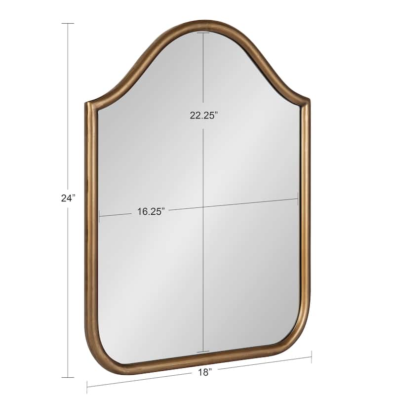 Kate and Laurel Fellows Framed Arch Wall Mirror