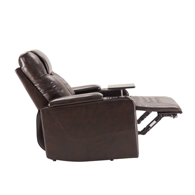 Electric Power Recliner with USB, Swivel Tray & Arm Storage