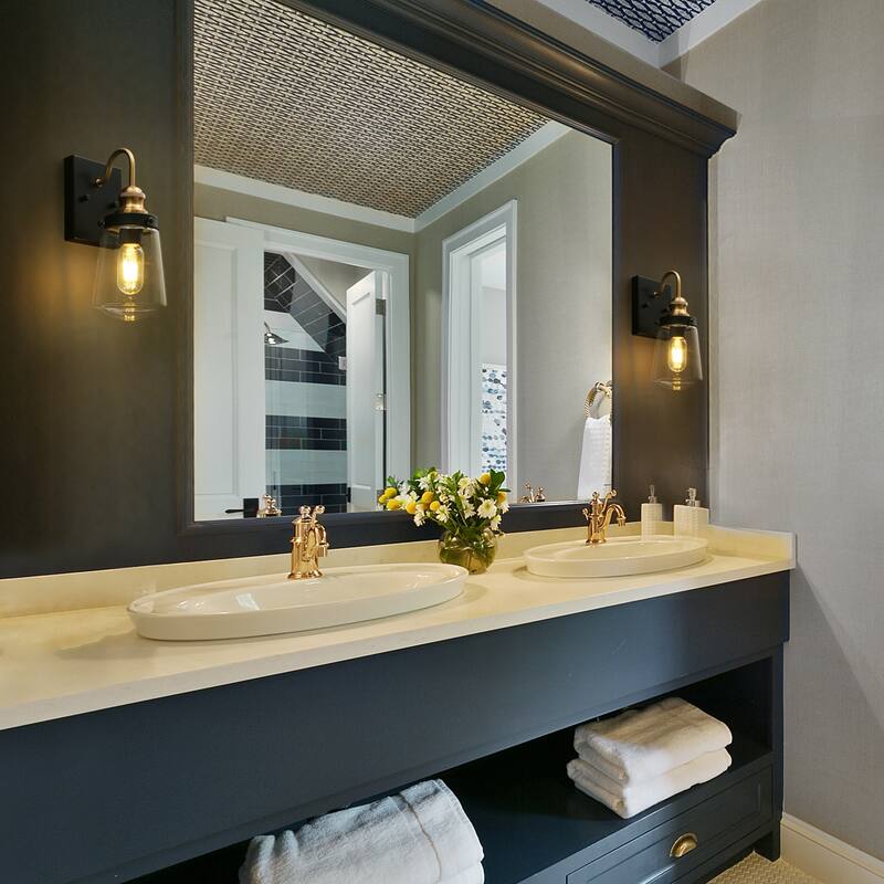 Cozia Modern 1-light Black Gold Wall Light Dimmable LED Sconce