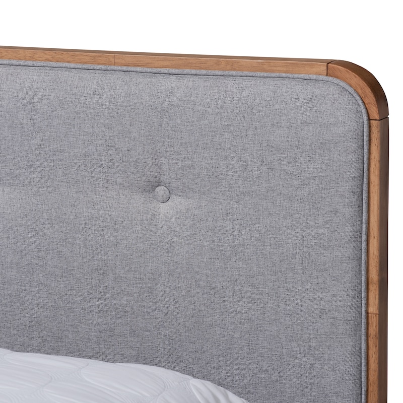 Natalia Mid-Century Modern Platform Bed
