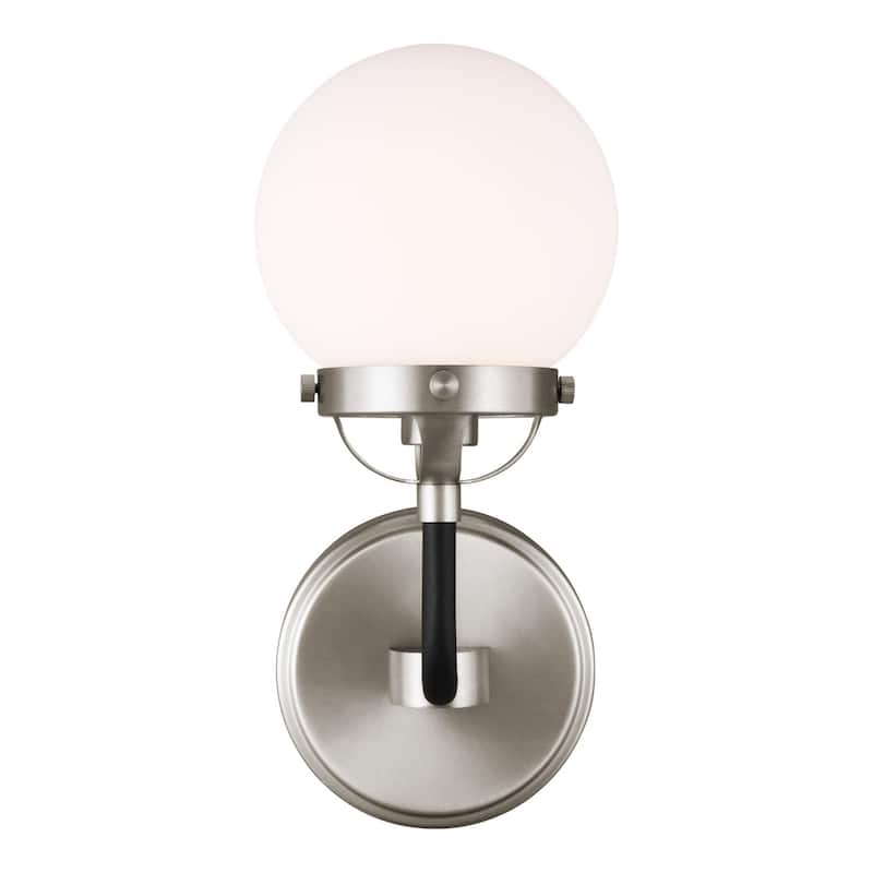 Bellevue Orne 12" Tall Bathroom Sconce - Brushed Nickel