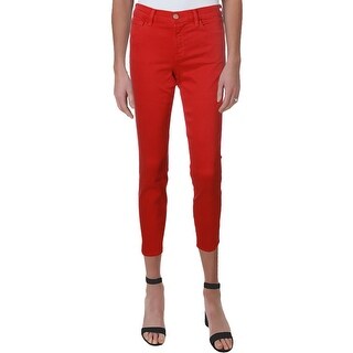 low rise colored jeans