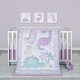 preview thumbnail 2 of 7, Tiny Dinos 4 Piece Crib Bedding Set