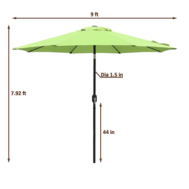 Maypex 9-foot Crank and Tilt Market Umbrella