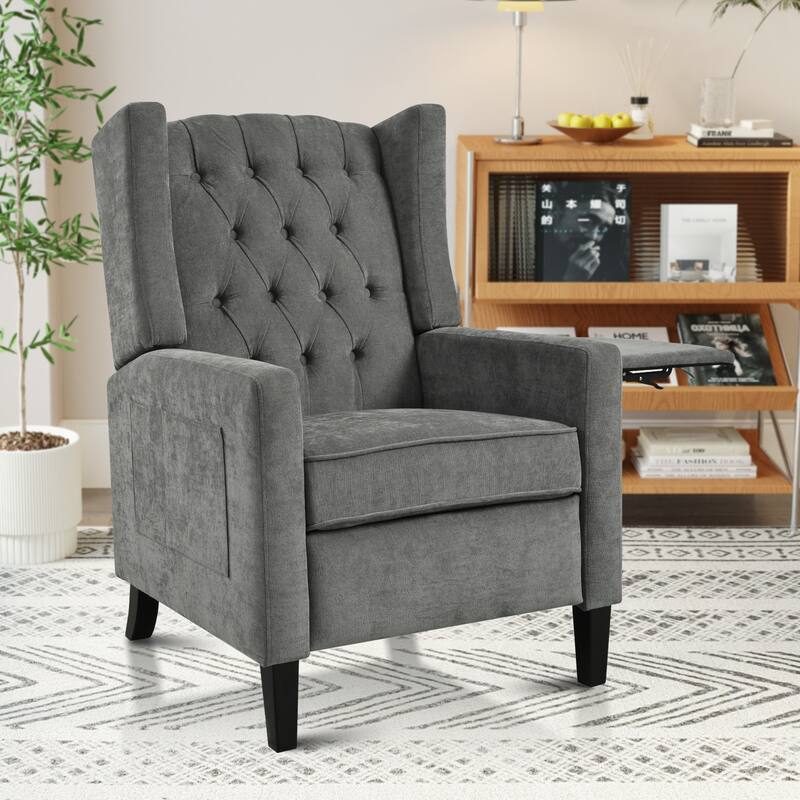 Recliner Chair with Side Table & USB Ports