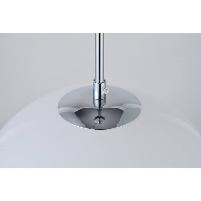 1-Light Pendant with 12 inch Frosted White Glass
