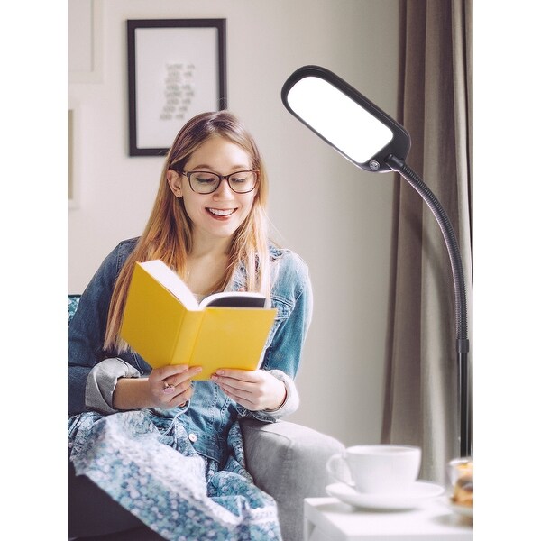 Brightech Litespan 2nd Edition LED Floor Lamp Brown On Sale