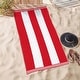 preview thumbnail 40 of 62, Cabana Stripe Oversized Cotton Beach Towel by Superior