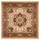preview thumbnail 20 of 135, SAFAVIEH Lyndhurst Feryal Traditional Oriental Medallion Rug 6' Square - Beige/Black