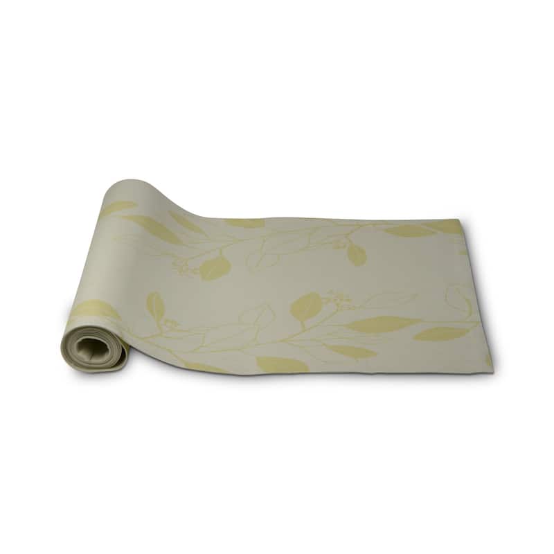 18" x 72" Eucalyptus Table Runner Hand Screen Printed