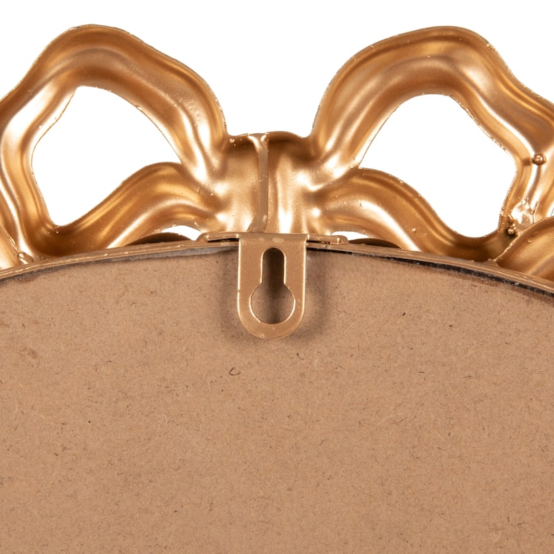 Iron Mirror with Decorative Bow