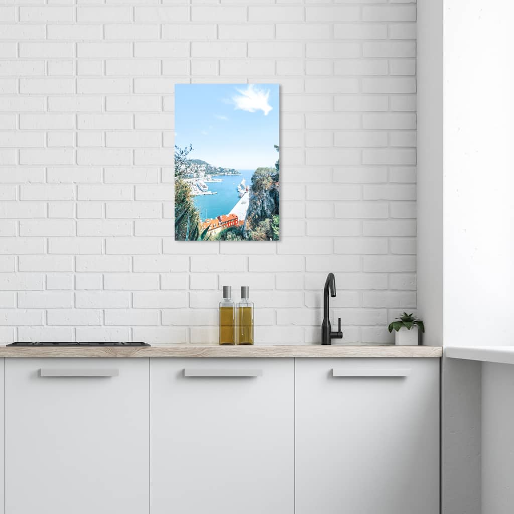 Wynwood Studio Fashion and Glam Nice France II Blue and Nautical & Coastal Wall Art Canvas Print