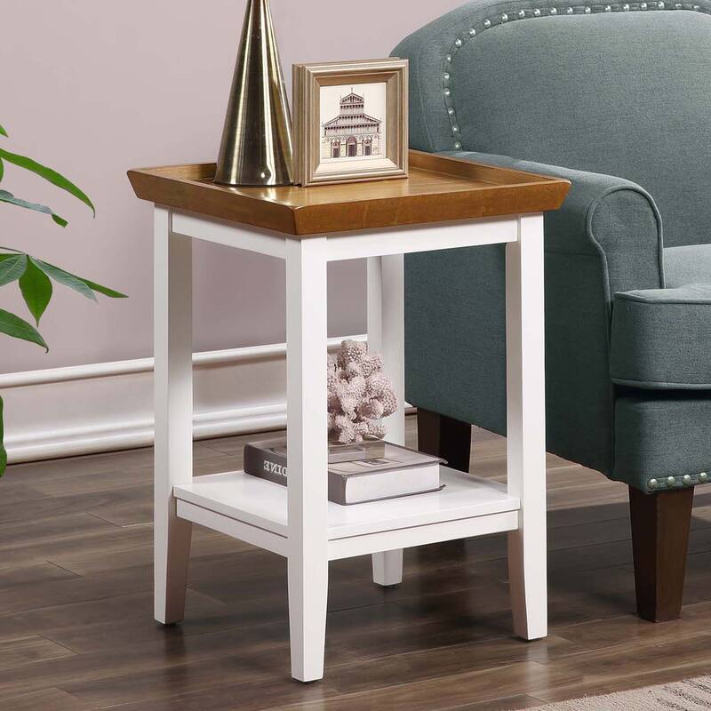 Convenience Concepts Ledgewood End Table with Shelf