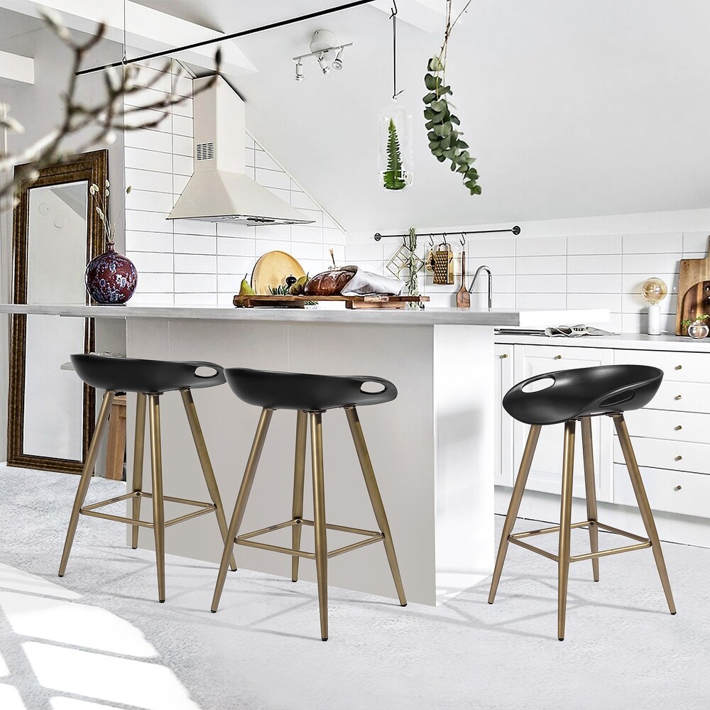 Hard plastic best sale bar stools