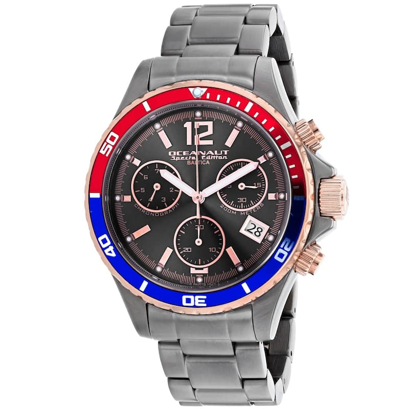 Oceanaut Men's Baltica Special Edition Black Dial Watch - OC0532 - 6 (36)