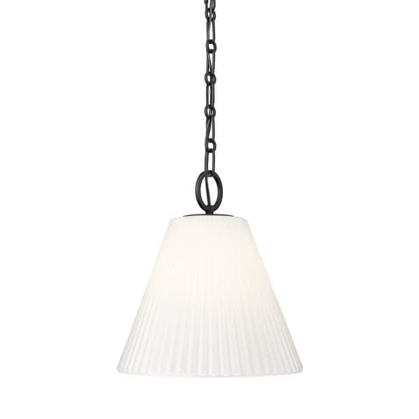 slide 2 of 13, Z-Lite 3042P14 Alaric 14" Wide Suspension Pendant Matte Black
