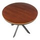 preview thumbnail 14 of 19, Carbon Loft Torkia X-pedestal Industrial Wood and Metal Dinette Table - N/A