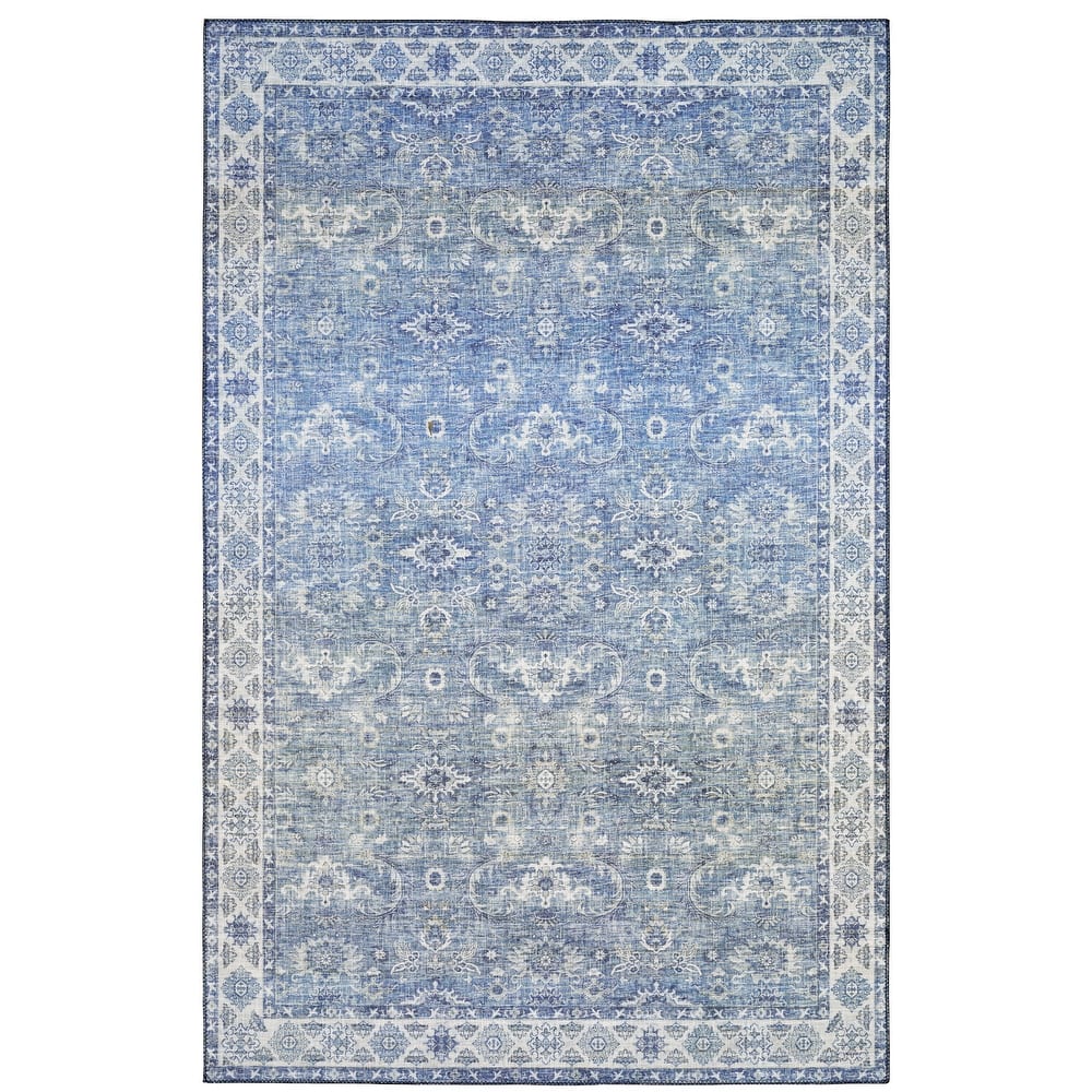 Vista Home Montreux Vintage Traditional Blue Area Rug
