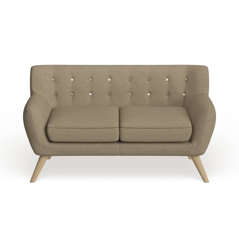 Carson Carrington Brandbu Button-tufted Loveseat