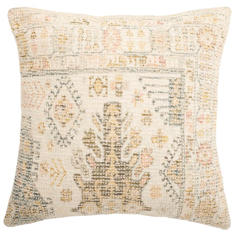 SAFAVIEH Home Elysa 18-inch Gold Decorative Pillow