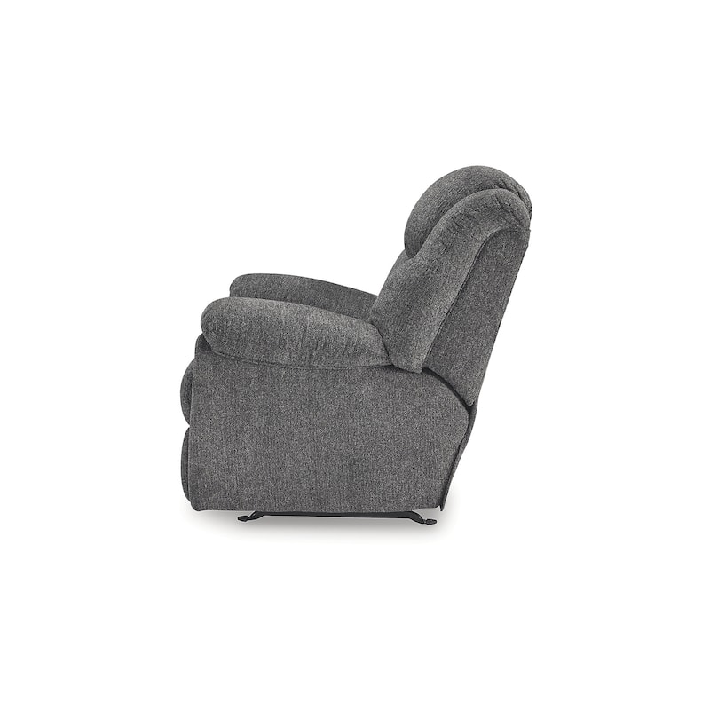 Signature Design by Ashley Foreside Gray Rocker Recliner